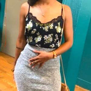 Chic and Sexy Crop Shirt with Lace